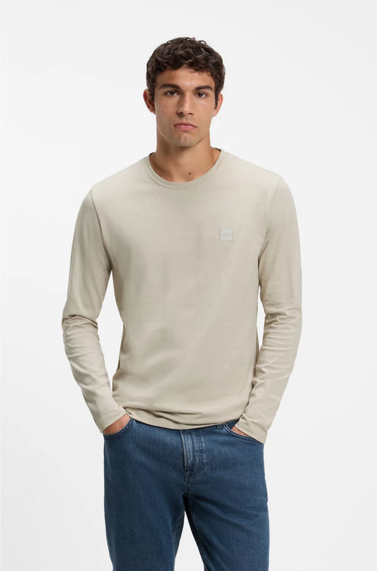 COTTON-JERSEY T-SHIRT WITH LOGO PATCH