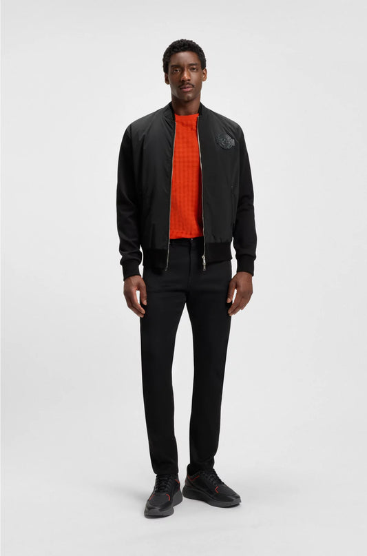 JACKET IN COTTON-BLEND JERSEY