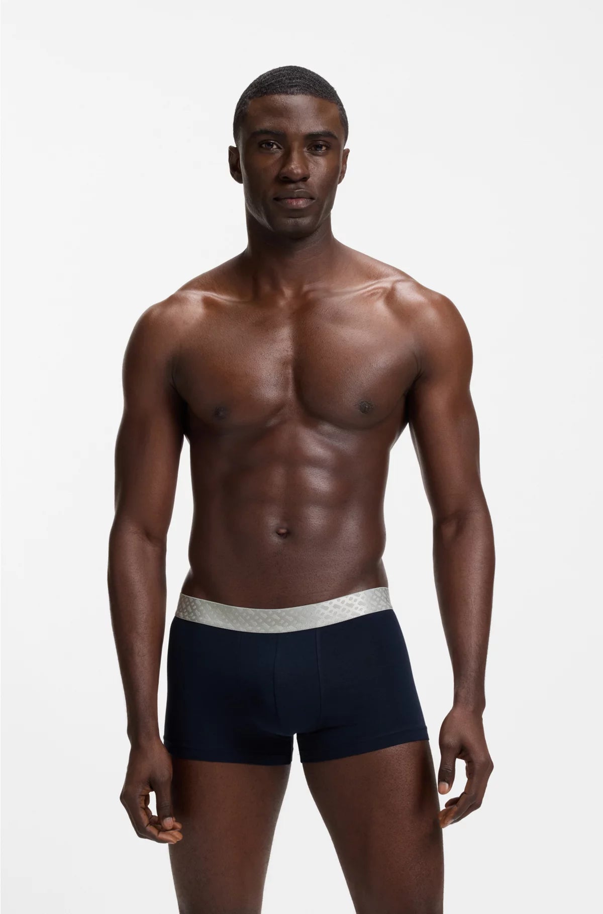 THREE-PACK OF COTTON-BLEND TRUNKS