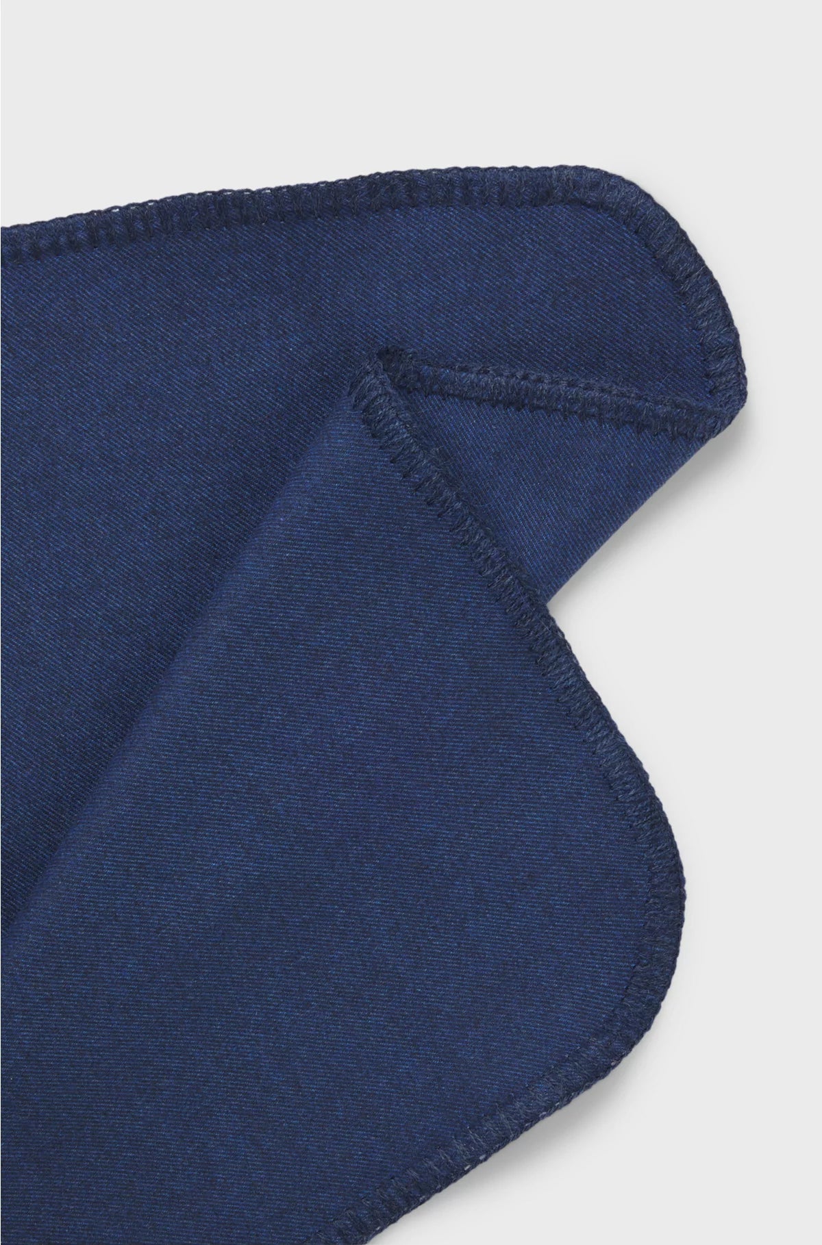 ITALIAN-MADE POCKET SQUARE IN MELANGE COTTON