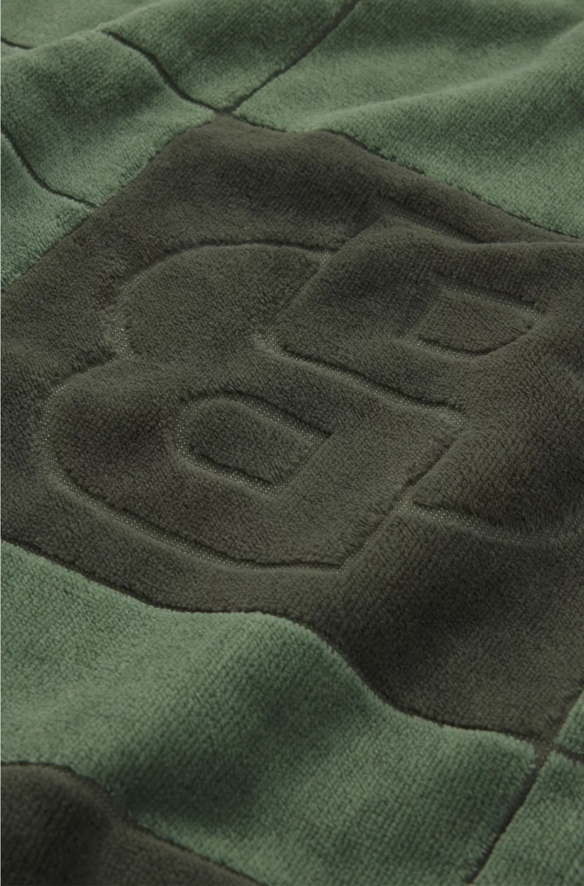 COTTON BATH SHEET WITH DOUBLE B MONOGRAM