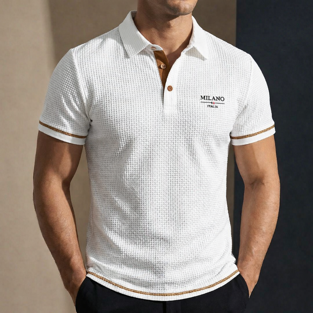 Men’s Smart Casual Polo Shirt for Work & Weekend