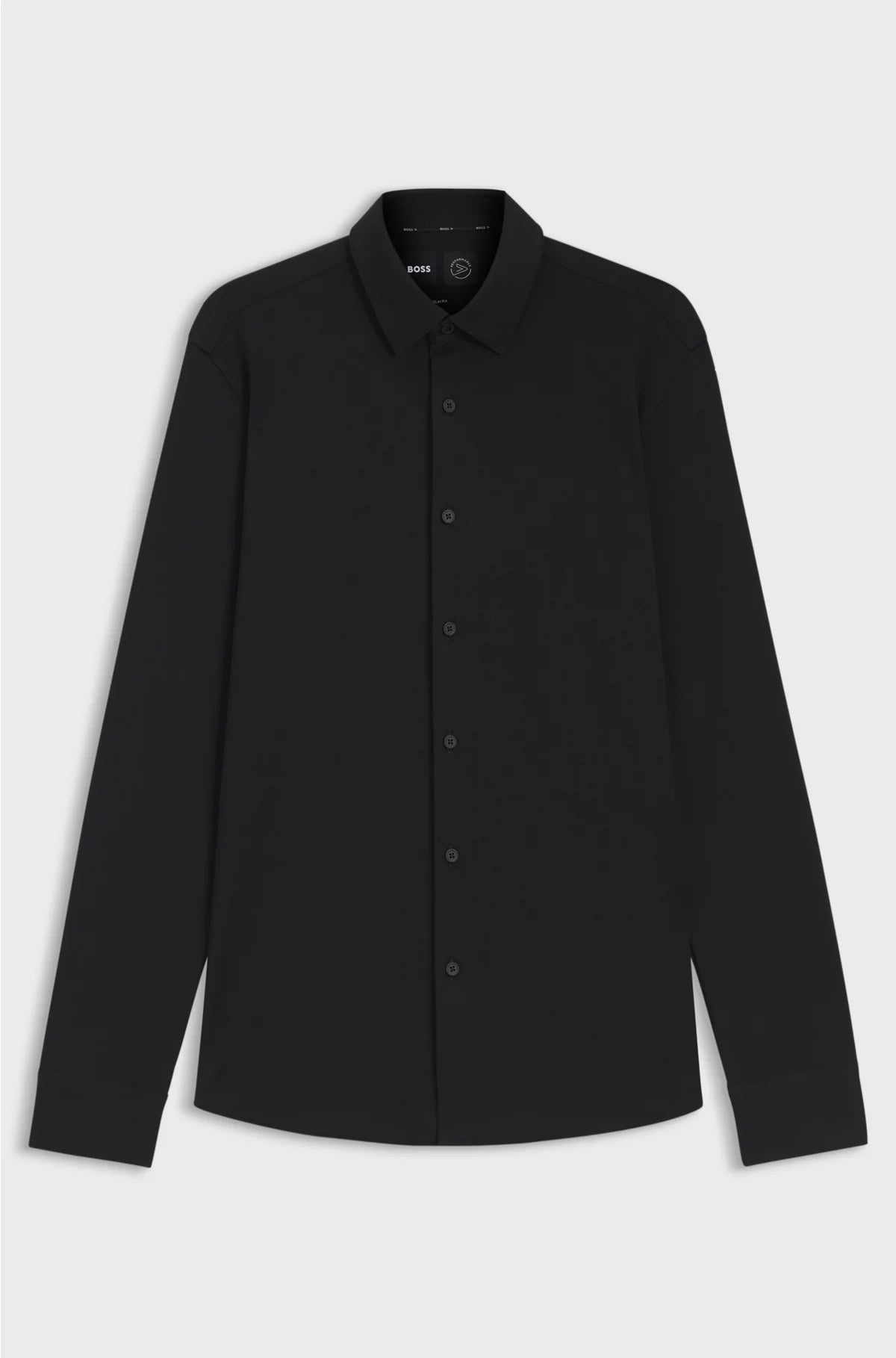 SLIM-FIT SHIRT IN A PERFORMANCE-STRETCH COTTON BLEND