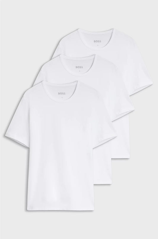THREE-PACK OF LOGO-EMBROIDERED T-SHIRTS IN COTTON