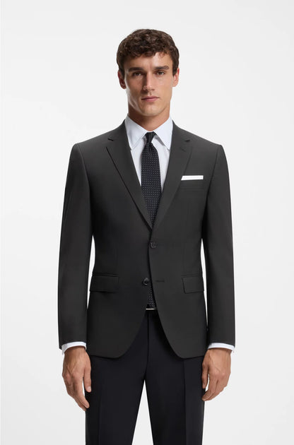 SLIM-FIT JACKET IN STRETCH VIRGIN WOOL