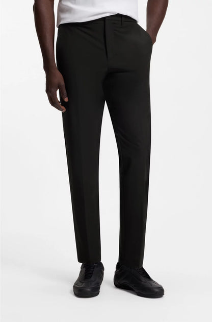 REGULAR-FIT TROUSERS IN WATER-REPELLENT STRETCH FABRIC