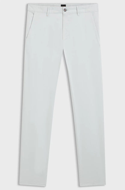SLIM-FIT TROUSERS IN STRETCH-COTTON SATIN