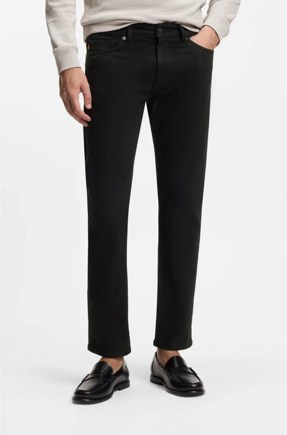 DELAWARE SLIM-FIT JEANS IN STAY-BLACK COMFORT-STRETCH DENIM