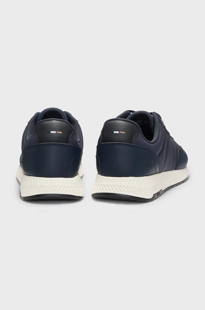 LOW-TOP TRAINERS WITH TEXTURED UPPERS