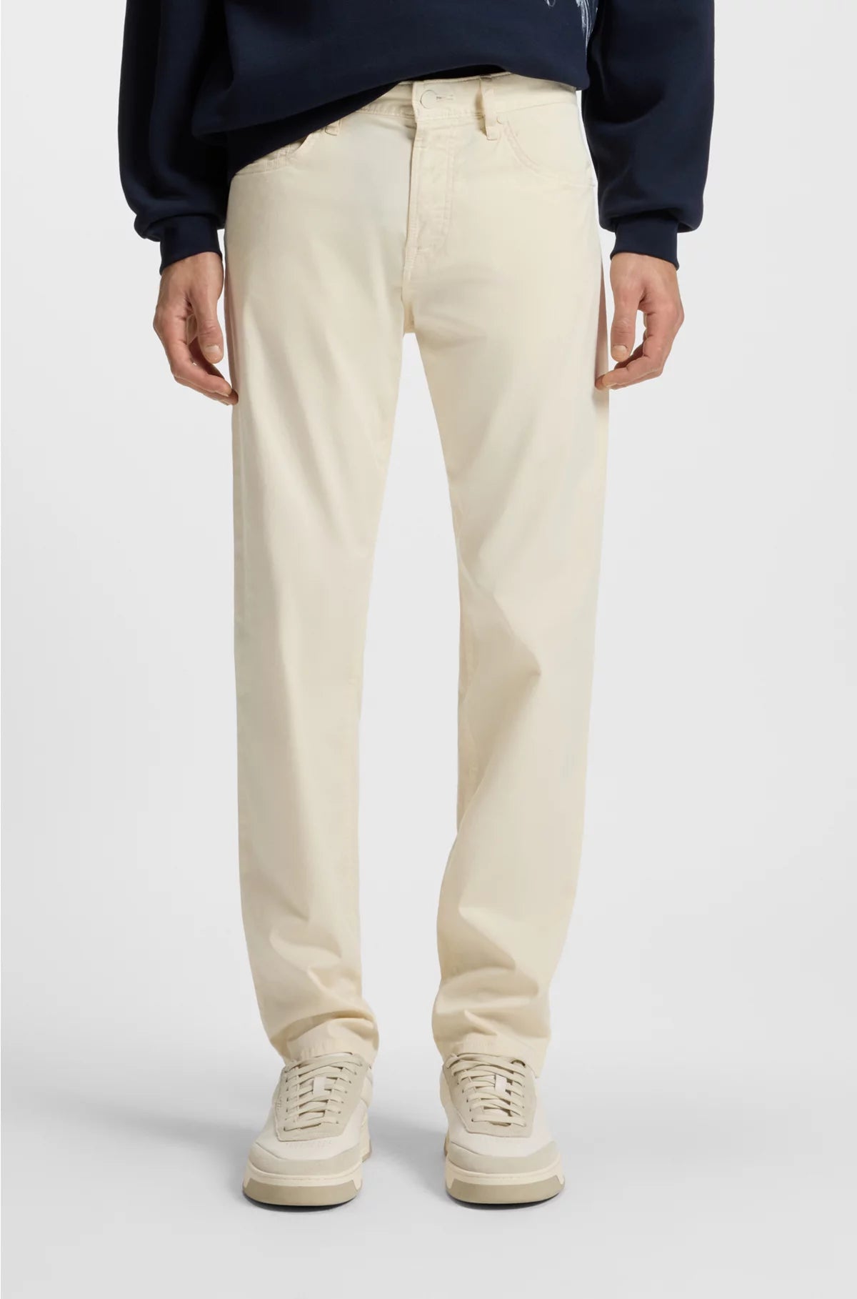 MAINE REGULAR-FIT TROUSERS IN STRETCH-COTTON TWILL