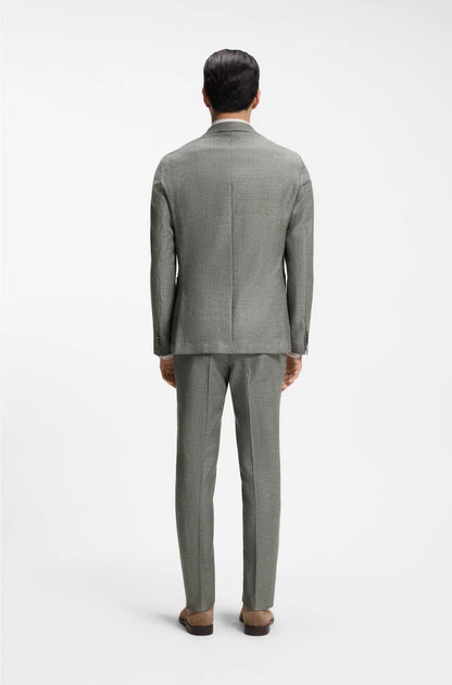SLIM-FIT BLAZER INMICRO-PATTERNED FABRIC
