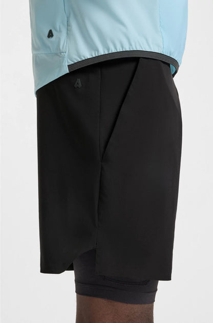 ACTIVE DOUBLE-LAYER SHORTS IN QUICK-DRY FABRIC