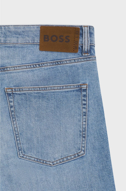 SLIM-FIT JEANS IN BLUE COMFORT-STRETCH DENIM
