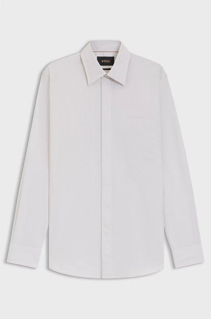 REGULAR-FIT SHIRT IN ITALIAN-MADE CHECKED COTTON