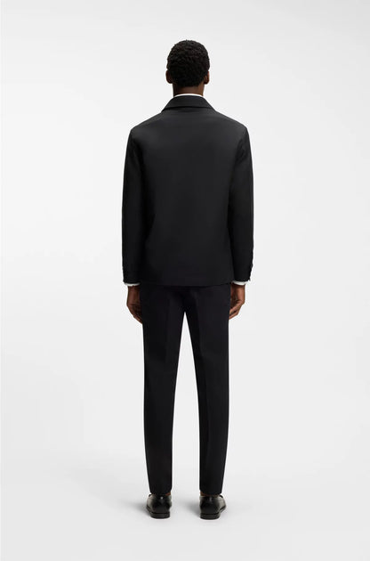 RELAXED-FIT OVERSHIRT IN VIRGIN-WOOL SERGE
