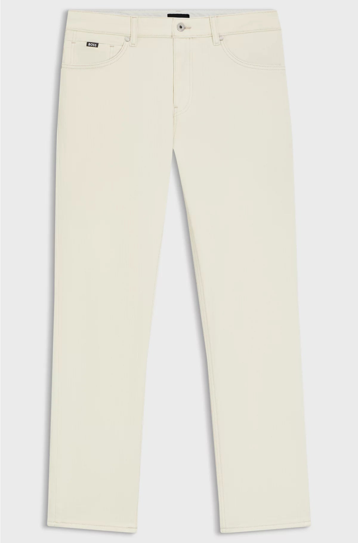 BRUSHED-FINISH JEANS IN ITALIAN STRETCH DENIM