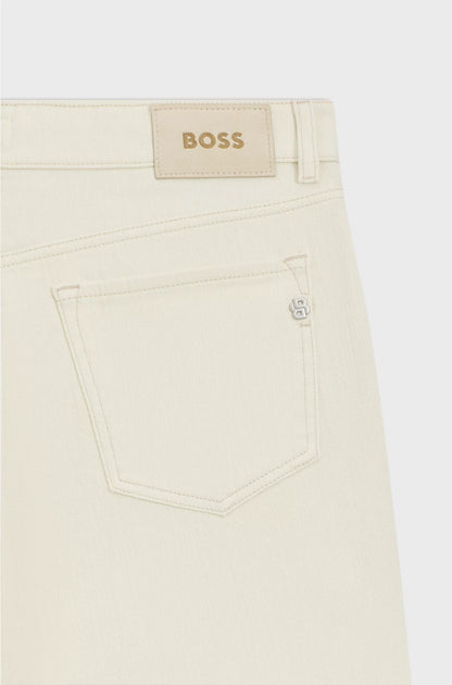 BRUSHED-FINISH JEANS IN ITALIAN STRETCH DENIM
