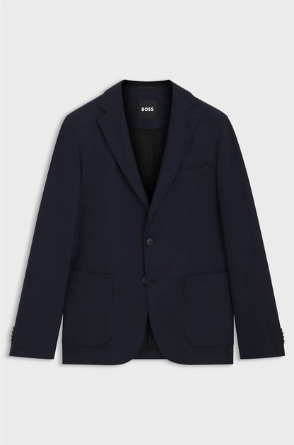 SLIM-FIT BLAZER IN BRUSHED STRETCH FLANNEL