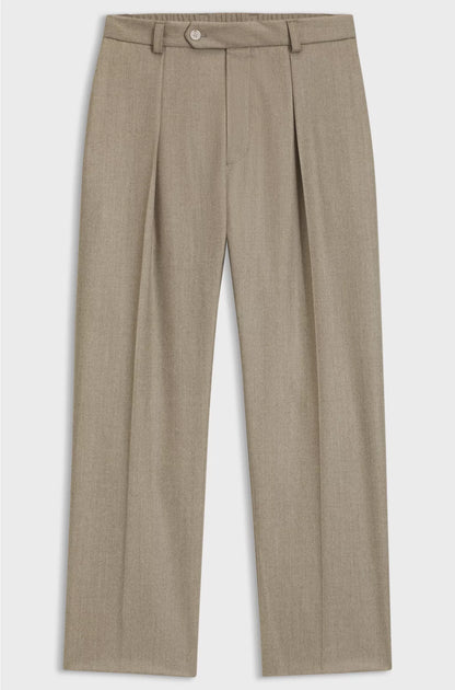 RELAXED-FIT TROUSERS IN VIRGIN WOOL