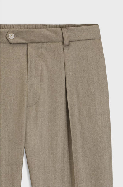 RELAXED-FIT TROUSERS IN VIRGIN WOOL