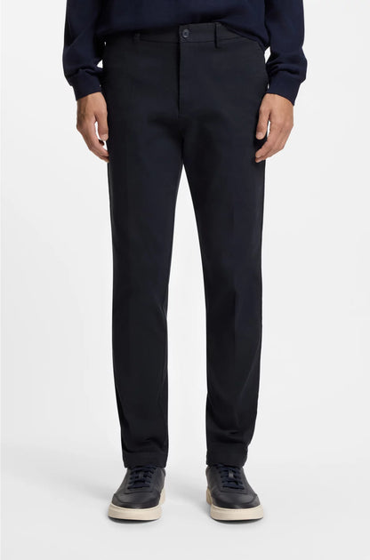 SLIM-FIT TROUSERS IN STRETCH-COTTON TWILL