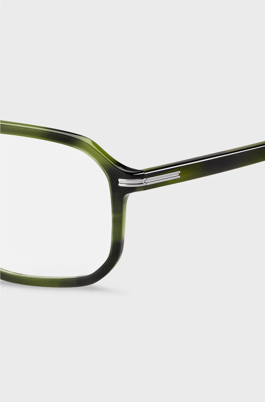 GREEN-HORN OPTICAL FRAMES WITH DOUBLE BRIDGE