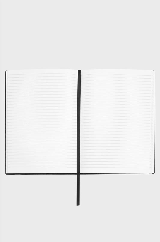GREY A5 NOTEBOOK WITH MONOGRAM PATTERN