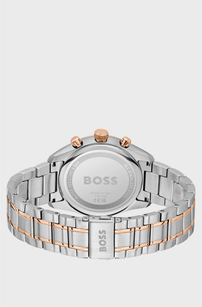 TWO-TONE CHRONOGRAPH WATCH WITH GREY DIAL