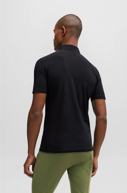 EQUESTRIAN TRAINING SHIRT WITH SIGNATURE LOGO PATCH