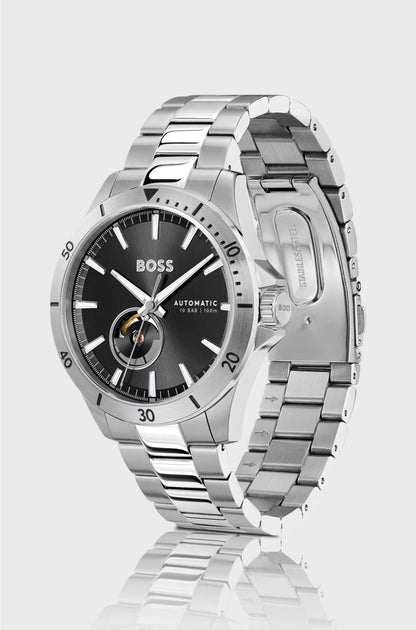 STAINLESS-STEEL WATCH WITH JAPANESE AUTOMATIC MOVEMENT